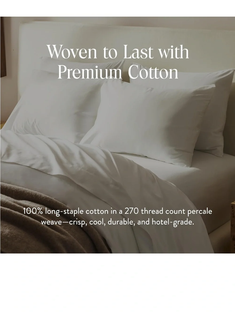 Brooklinen luxury percale